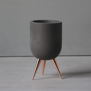 Cylindre <span class=keywords><strong>de</strong></span> jardin extérieur en ciment Grand salon <span class=keywords><strong>de</strong></span> grande taille Pots <span class=keywords><strong>de</strong></span> fleurs et jardinières modernes d'intérieur Conteneurs Pots <span class=keywords><strong>de</strong></span> plantes - Product Image 3
