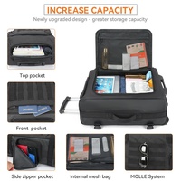 Sac de voyage à roulettes grande capacité, léger, imperméable, durable, portable, avec roulettes pivotantes, sac de sport, valise trolley personnalisable