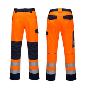 Australia Mens Navy Blue Cotton Reflective Work Trousers Fire Resistant <strong>Pants</strong> - Product Image 5