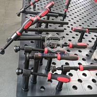 Ensemble complet de table de soudage 3D robuste, station de soudage de précision HT300 en fonte avec pieds réglables, aucun alimentation électrique requise