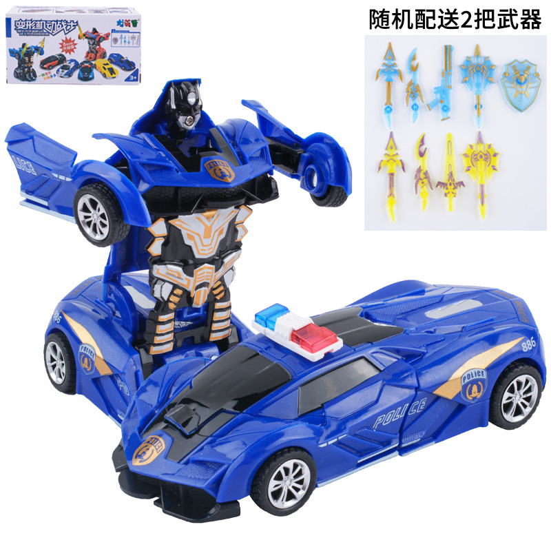 Voiture de police LB-bleu