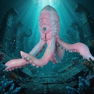 Masturbador Masculino GEEBA Octopus Pussy, Vagina de Silicona de Bolsillo con Tentáculos, Vagina Alienígena de Fantasía para Hombres, Juguetes Sexuales - Product Image 1