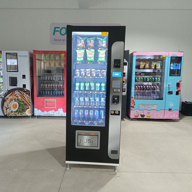 Mini Vending Machine for Combo Food with Refrigerator for Sale