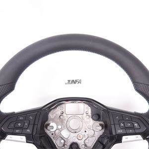 Volante de fibra de carbono rojo personalizado privado para Volkswagen Golf 8 Dsg Mk5 Gti/para todos los modelos de automóviles - Product Image 3