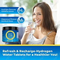 AegleWell OEM ODM 120 Tablets-H2 Pastilles d'eau à hydrogène moléculaire avec magnésium soutient la santé cérébrale et les fonctions cognitives