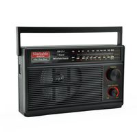 YS SM-21J Makula Simbable Radio portable AM/FM SW - Haute sensibilité, haut-parleur intégré de 4 pouces, longue durée de vie de la batterie, noir