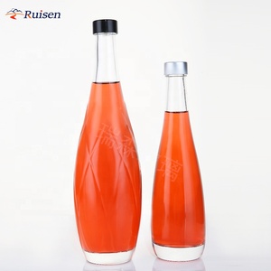 Bouteille d'eau en verre personnalisée de 300 <span class=keywords><strong>ml</strong></span>, 330 <span class=keywords><strong>ml</strong></span>, 500 <span class=keywords><strong>ml</strong></span>, bouteilles en verre pour boissons, jus, bouteille d'eau avec couvercles - Product Image 5