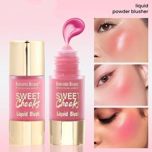 4 Colors Liquid <b>Blush</b> Makeup for Cheeks Lip Natural Brightening Pink Tone Face Makeup Cosmetics Liquid <b>Blush</b> - Product Image 1