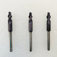 Foret étagé en carbure monobloc avec revêtement pour matériau CNC en acier inoxydable à 2 cannelures de diamètre de tige de