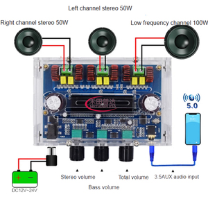 Tpa3116d2 Versterker Board Met <span class=keywords><strong>Bluetooth</strong></span> - Product Image 5