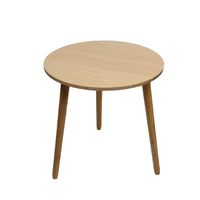 Mini meuble de salon pour la maison vente en gros Table d'appoint ronde Table basse en bambou