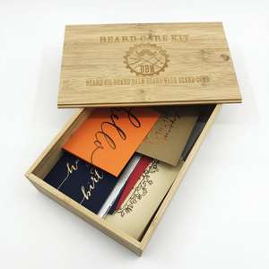 Деревянная бамбуковая коробка для ювелирных изделий с выдвижной крышкой и логотипом на заказ - Product Image 4