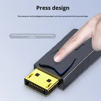Cable Adaptador Convertidor Activo DisplayPort a VGA de 1.8m para Computadora Portátil de Negocios a Monitor o Proyector en Oficina y Aula