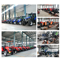 Tractor Agrícola 4x4 de 120HP con Cabina con Aire Acondicionado, Sistema Hidráulico de Alta Resistencia, Gran Capacidad de Elevación y Motor Diésel Moderno