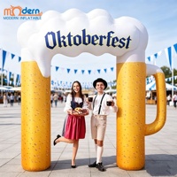 Ensemble de bouteilles gonflables en forme de bretzel, grand format, étanche, durable, alimenté par prise, accessoires publicitaires pour la plage, les festivals et les fêtes en extérieur