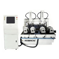 Kit de machine de fraisage CNC 3D à 4 axes Jinan Mosencnc Multi Head 1325 pour le travail du bois, le bois, le métal et l'acrylique