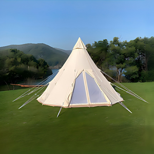 Tente de glamping pyramidale en toile et aluminium pour quatre saisons, modèle Outdoor Brighten 20 - Product Image 5