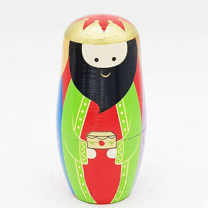 HOYE CRAFT – poupées de noël russes pour enfants, jouets éducatifs en bois avec casse-noisette - Product Image 5