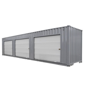 Roller Up Self Storage Container House 40ft Shutter Door Shipping Storage Container