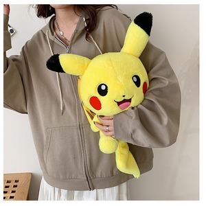 <span class=keywords><strong>Sac</strong></span> à <span class=keywords><strong>dos</strong></span> en peluche <span class=keywords><strong>Pikachu</strong></span>, petit dragon de feu, dinosaure, <span class=keywords><strong>sac</strong></span> bandoulière, sacs en peluche de dessin animé, cadeau parent-enfant - Product Image 4
