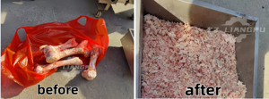La mejor máquina trituradora de huesos de 50-60 kg/h de alta resistencia, picadora de carne pequeña, trituradora de huesos, máquina pulverizadora de trituración y molienda de huesos - Product Image 6
