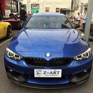 Kit Carrozzeria in Fibra di Carbonio Z-ART per <span class=keywords><strong>BMW</strong></span> F32 F34 428i 435i <span class=keywords><strong>Gran</strong></span> Coupé 2013-2018: Labbro Anteriore, Minigonne Laterali, Diffusore Posteriore, Protezione Paraurti - Product Image 6