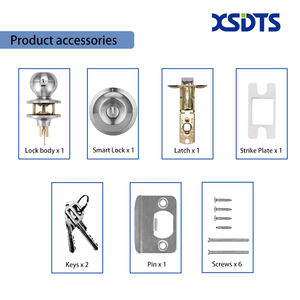 XSDTS GL02 Tuya 앱 스마트 블루투스 지문 도어 잠금 생체 인식 액세스 제어 열쇠가없는 엔트리 시스템 설치가 쉽습니다. - Product Image 3