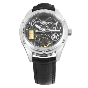 Montres mécaniques automatiques <span class=keywords><strong>de</strong></span> luxe pour hommes, fabriquées sur mesure, étanches, squelette ajouré, idéales pour un cadeau - Product Image 2