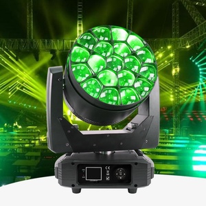 Venta Directa de Fábrica: Foco Móvil RGBW de 19 Piezas y 25W con DMX 512, Tipo Ojo de Abeja Grande - Product Image 1