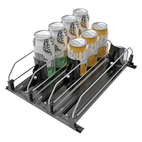 Système de gestion automatique des bouteilles de boisson intelligent, poussoir de boissons pour réfrigérateur