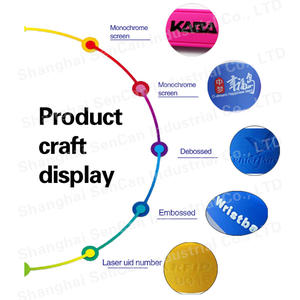 Sencan impermeable ajustable pulsera inteligente 13,56 MHz QR pulseras de silicona banda Nfc - Product Image 3