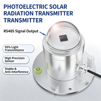 Capteur d'irradiation solaire sans fil WiFi, pyranomètre 0-2000W/m2, précision 5%, IP65, Modbus RTU pour photovoltaïque