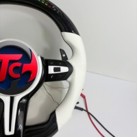 Volant BMW F30 résistant aux rayures pour M6 F10 E92 M4 E87 E90 M5 F80 M3 F32 F82, design en forme de D