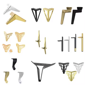 XUDAN vente en gros salle à manger moderne Y forme matériel de meubles accessoires en métal canapé jambe <span class=keywords><strong>Pata</strong></span> métal <span class=keywords><strong>Negra</strong></span> 13cm fer Chrome canapé pieds - Product Image 4