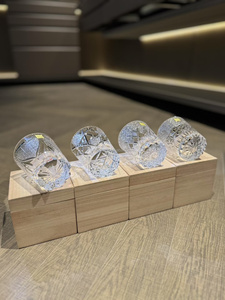 Juego de Vasos de Jugo de Cristal, Plegables y Ecológicos, Diseño Estilo Americano para Uso en Exteriores, Hogar y Restaurantes - Product Image 3