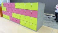 Casier en ABS personnalisable avec serrure à combinaison Structure démontable de stockage en tissu mobile nouvellement conçue pour le bureau ou les étudiants