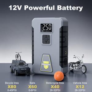Motorino <span class=keywords><strong>di</strong></span> avviamento Power Bank gonfiatore pneumatici 12V batteria Booster <span class=keywords><strong>di</strong></span> <span class=keywords><strong>emergenza</strong></span> portatile - Product Image 5