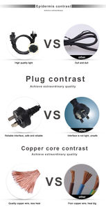 Cable de Alimentación con Enchufe AU Aprobado por SAA a IEC C5, 220V, 0.75mm², Cable de Cobre AC para Plancha de Pelo - Product Image 2