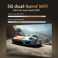 Mini Proyector Inteligente para Juegos, Android 14, Proyector Digital Inalámbrico Wifi para Películas, Videoconferencias, Full HD 720P, Proyector para Exteriores