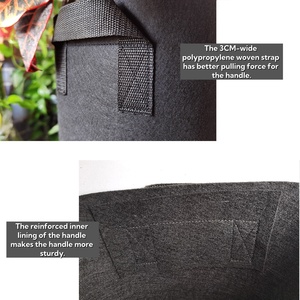 Sacs <span class=keywords><strong>de</strong></span> culture en tissu non tissé épais et résistants <span class=keywords><strong>de</strong></span> 5 gallons avec poignées - Product Image 4
