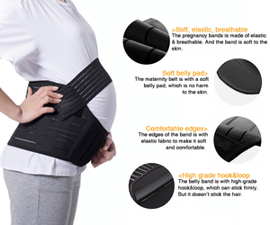 <span class=keywords><strong>Ceinture</strong></span> de soutien <span class=keywords><strong>lombaire</strong></span> abdominale respirante et élastique pour femmes enceintes avec compression pour soulager la douleur - Product Image 4