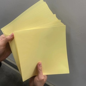 Wholesale Semi <b>Glossy</b> High <b>Glossy</b> Self-Adhesive Sticker <b>Paper</b> Yellow or White Glassine Silicone One Coated Release <b>Paper</b> Sheet - Product Image 4
