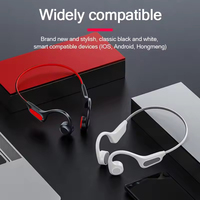 Headset olahraga Handsfree kualitas tinggi headphone elektronik earbud nirkabel Earphone konduksi tulang