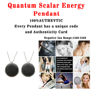 Colgante de Energía Cuántica de Piedra Volcánica CAMAZ, Colgante de Energía Escalar con Iones Negativos para Equilibrio y Salud - Product Image 3