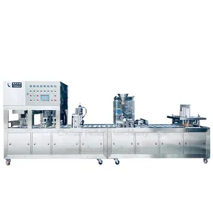 Packing Machine Supplier Line Type Automatic French Fries Fruits Snack Cup Filling And Sealing Machine Food Packing Machine