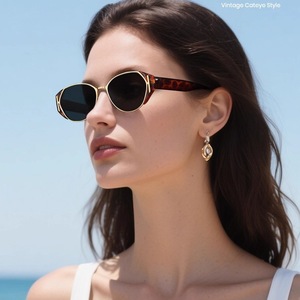 Gafas de Sol Cat Eye con Montura Completa, Polarizadas, Protección UV400, Unisex para Adultos, Moda 2025 - Product Image 4