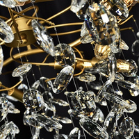 Usine de lustres sur mesure, luminaires de luxe modernes en cristal pour la maison