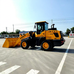 משלוח חינם מיני radlader cargador 2 טון מנוע דיזל הילוכים הקדמי המפרק גלגל מעמיס - Product Image 5