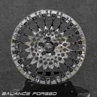 Jantes de voiture forgées en maille chromée triple personnalisées, 19, 20, 22, 23 pouces, VIP pour Mansory SUV Cadillac Escalade Audi Q8 Lexus LX600