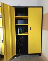 Armoire à outils robuste à 2 portes pour garage
